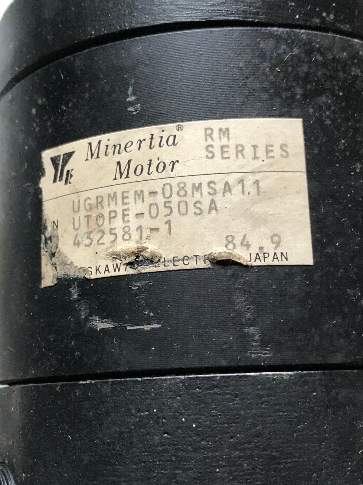 Yaskawa Ugrmem-08Msa11,Utope-050Sa Robotic Servo Minertia Motor,Boxzf,Hk,Tc
