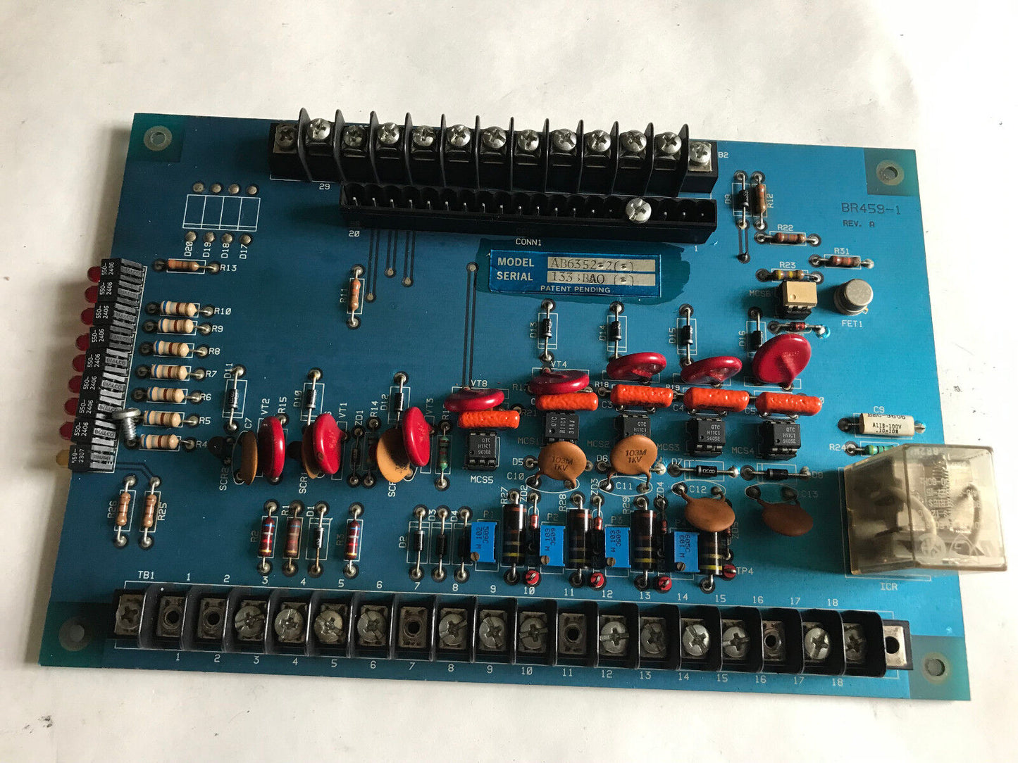 Pillar Ab6352-2,Ab6352-2 (-) Br459-1 Rev. A Robotic Servo Control Board,Si