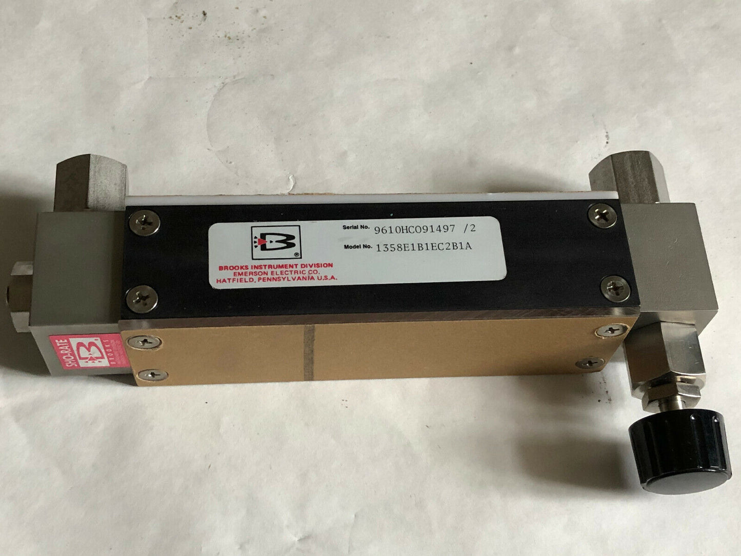 New Brooks Instrument 1358E1b1ec2b1a,R-8M-75-1,S-925-J-198-Aaa Flow Meter,Ej