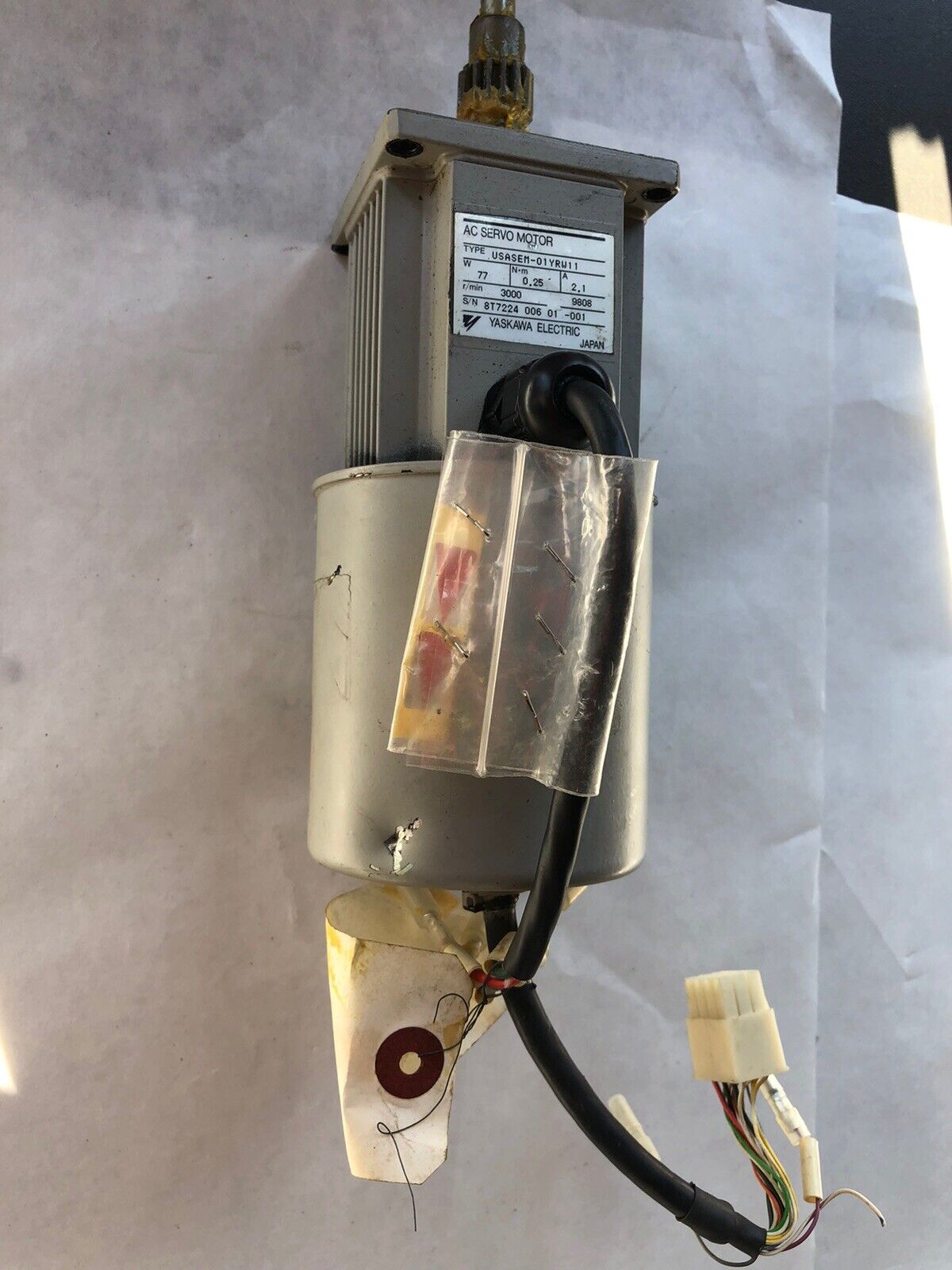 Yaskawa Usasem-01Yrw11 Robotics Ac Servo Motor 4 Mrc Series Control ,Cw,Fg