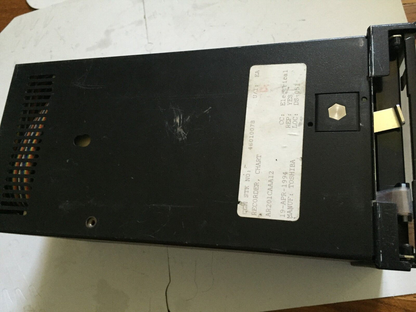 Toshiba Record Chart,Toshiba Ar201caaa12 Data Logger,46010078,Bi