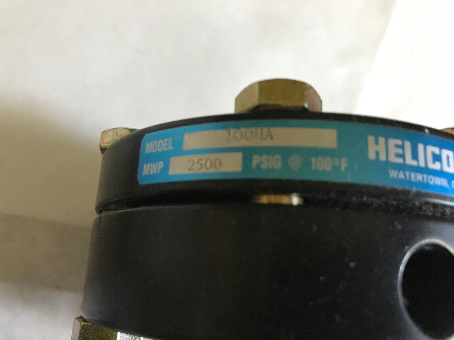 New Helicoid 100Ha Diaphragm Seal,2500Psi 316L Ss  316Lss Mwp 2500 Psig 100F,Ep