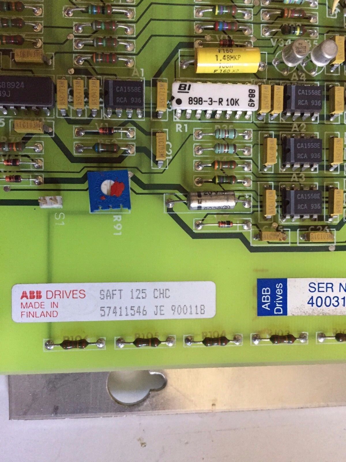 Abb Saft 125 Chc,57411546 Je Chcasea Brown Boveri Chopper Control,Ec