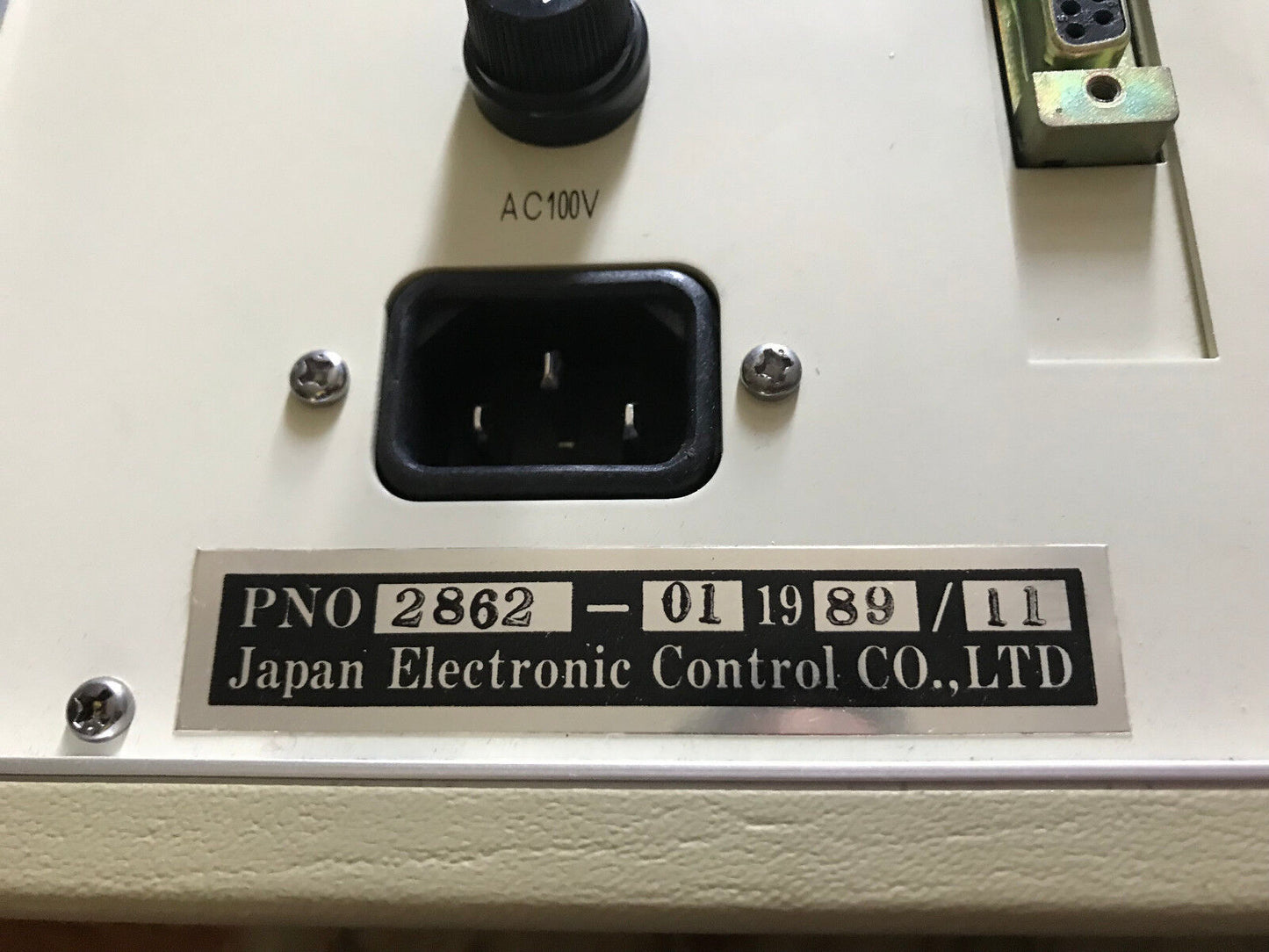 Japan 2862-011989/11,Japan Electronic Control Pno 2862-011989/11,Sci Monitor,Ek