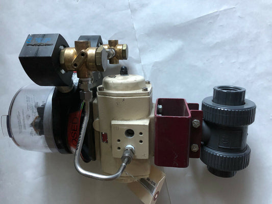 Stonel Pq8yc3r Quartz Pg Valve,El-O-Matic Esa 40-4-A,1" Pvc,Asco Ef8320g174,Th