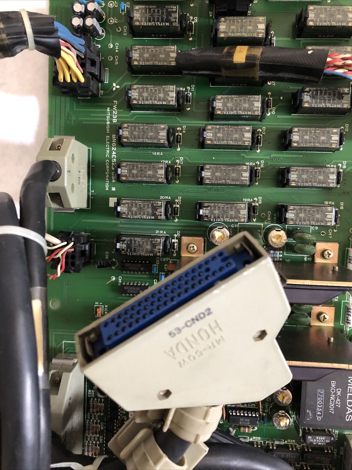 Mitsubishi Fw23b Bn624e523 G54 Circuit Board,Pcb,Cnc,Edm W/ Cables,Db