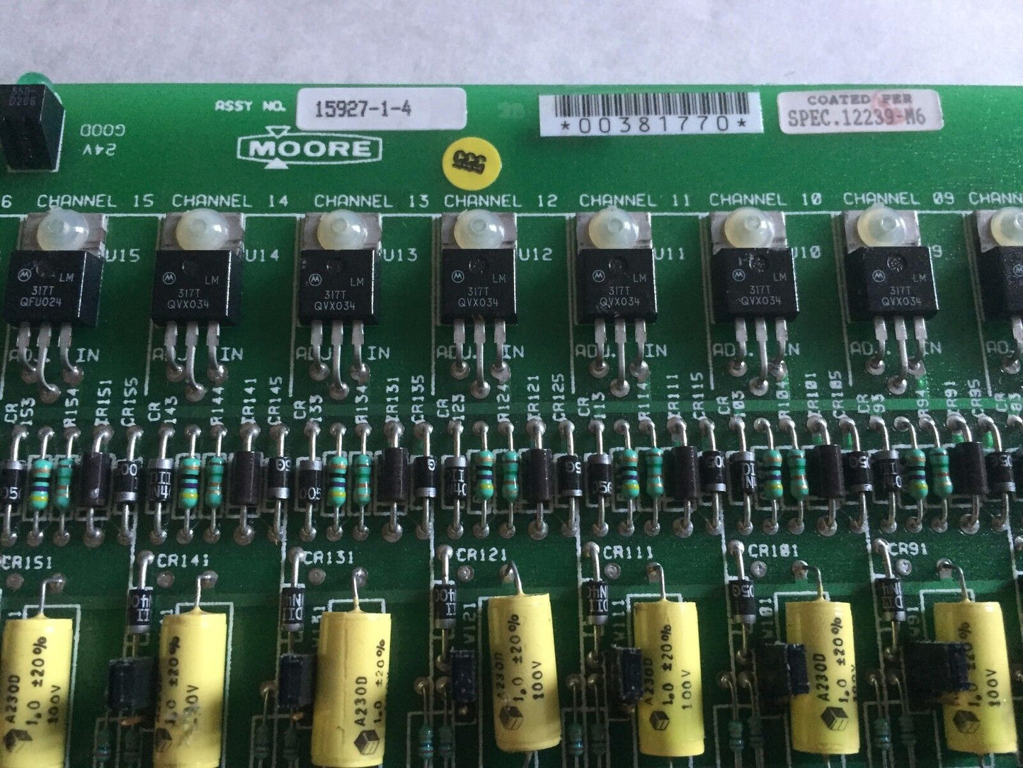Moore 15927-1-4 Board 16 Channel 15927,Ss