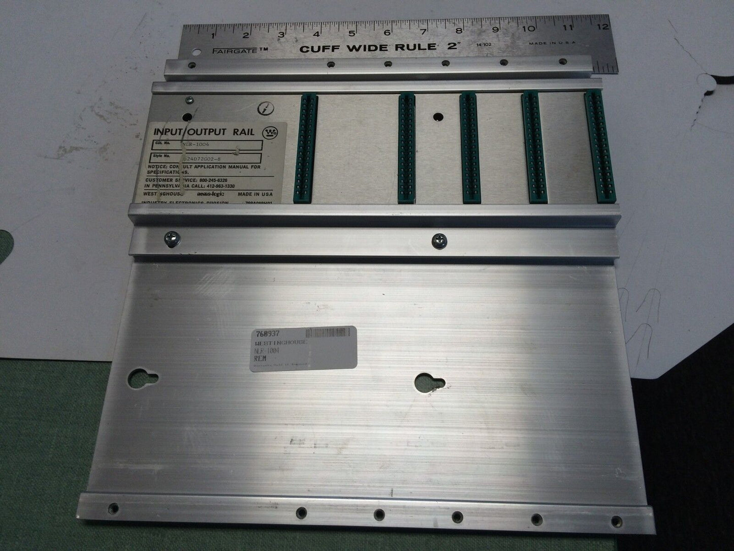 Westinghouse Nlr-1004 Nspp Nlr1004 ,624D72g02-8 Input Output Rail,Bv