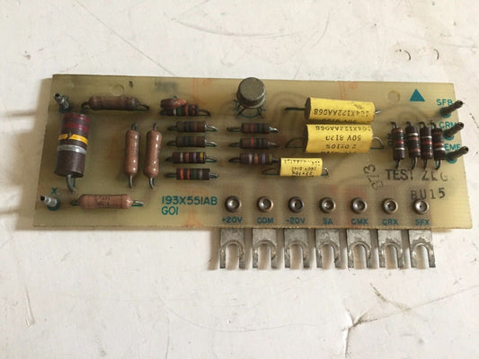 Ge 193X551ab G01 Pc Board Synchronize 193X551ab Go1,Ge I93x551ab G01,Tc