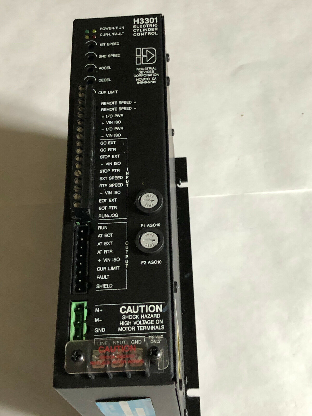 Id H3301 Electric Cylinder Industrial Device H3301 Servo Controller,115Vac.Di,Tn