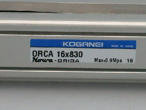 New Koganei Orca 16X830 Pneumatic Linear Actuator, 830Mm Travel,Ba