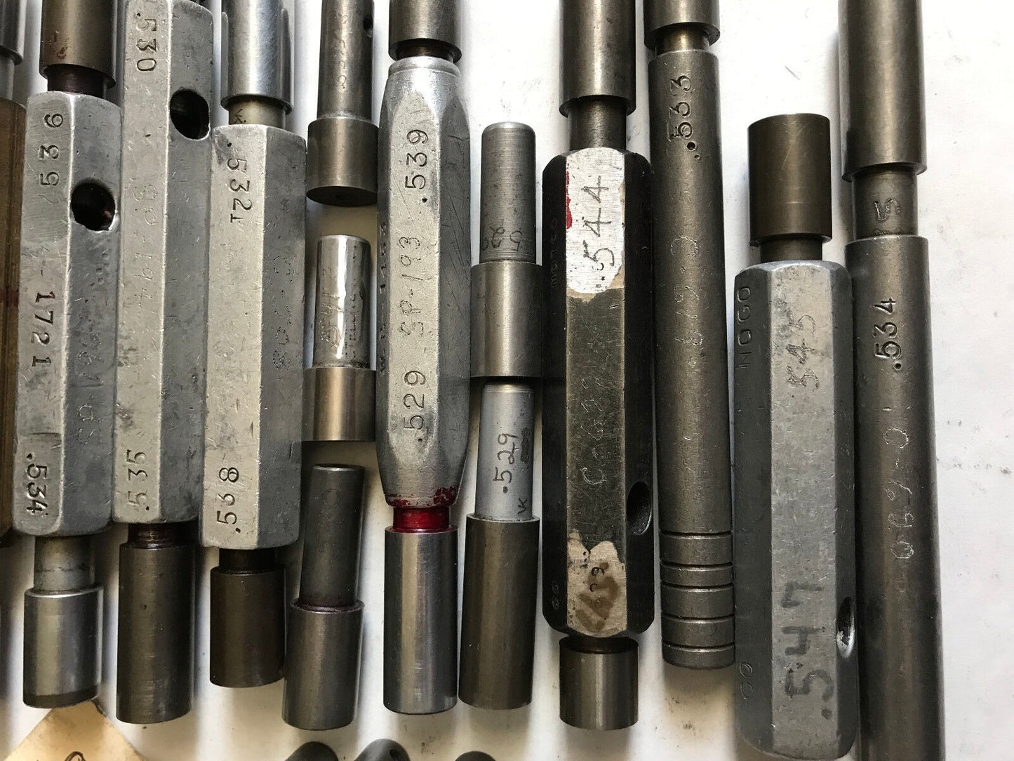 Lot The Pipe Machinery Go No Go Plug Gage,.534,.530,.535,.536,.544, .525,.548,Et