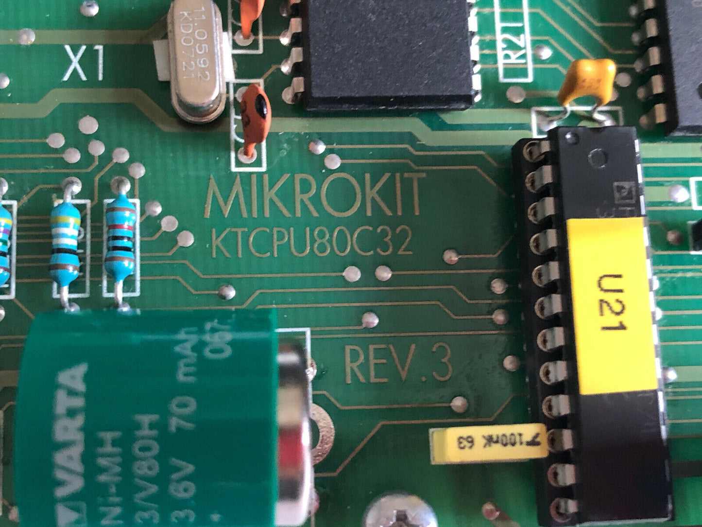 New  Mikrokit Ktcpu80c32 Rev.3 Cnc Cpu/Processor Board,Cf