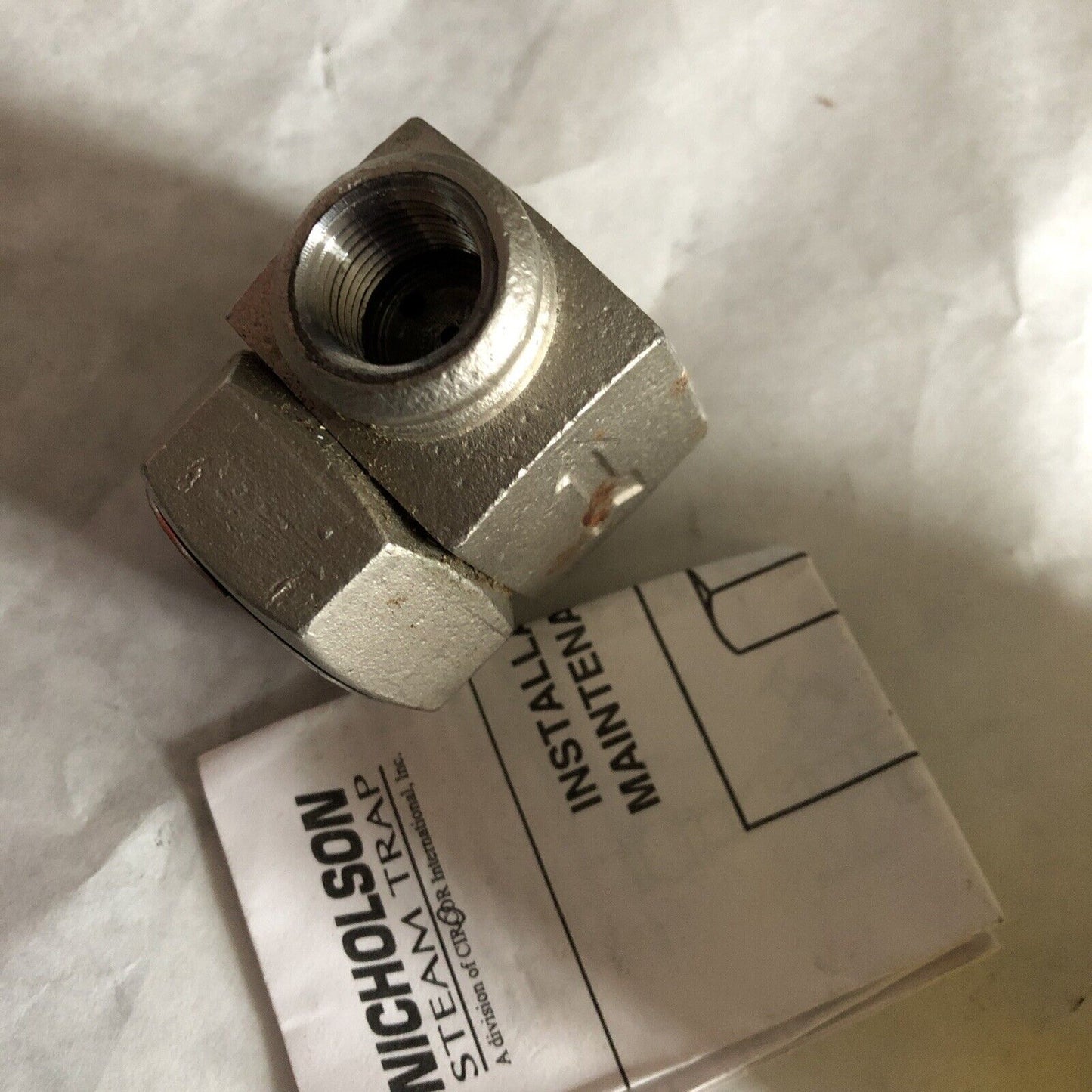 New 3/8 Spence Nyd600,Nicholson Ntd 600,800F,600Psi Thermodynamic Steam Trap,Bm