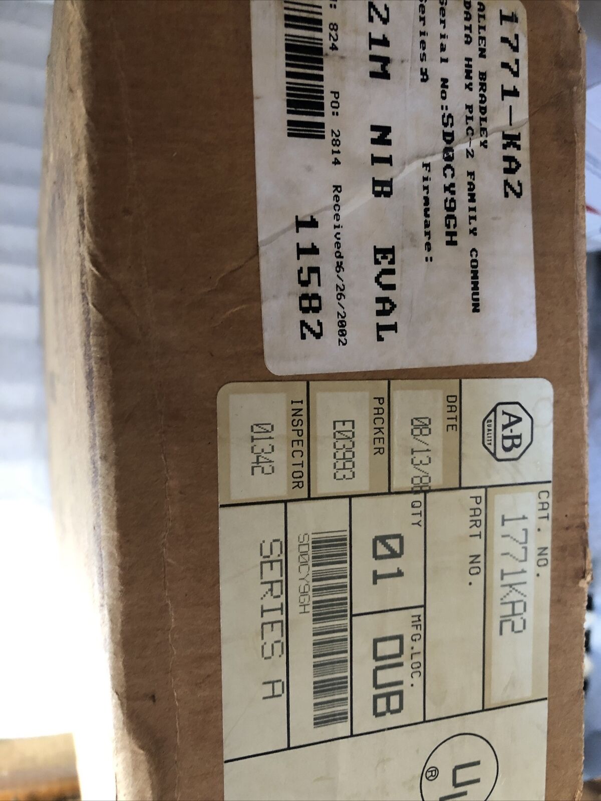 New Allen-Bradley 1771-Ka2 (1771-Ka2) Data Plc-2 Family Communication Adapter,Fd