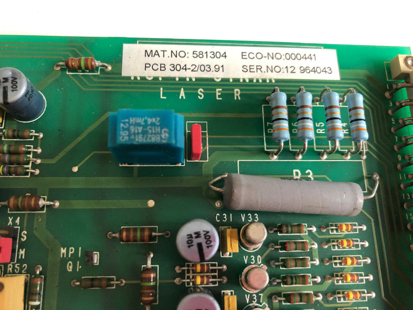 Rofin-Sinar 304-2/03.91,Rofin 581304,000441,Sinar 304-2L/03.91 580304 Board,An