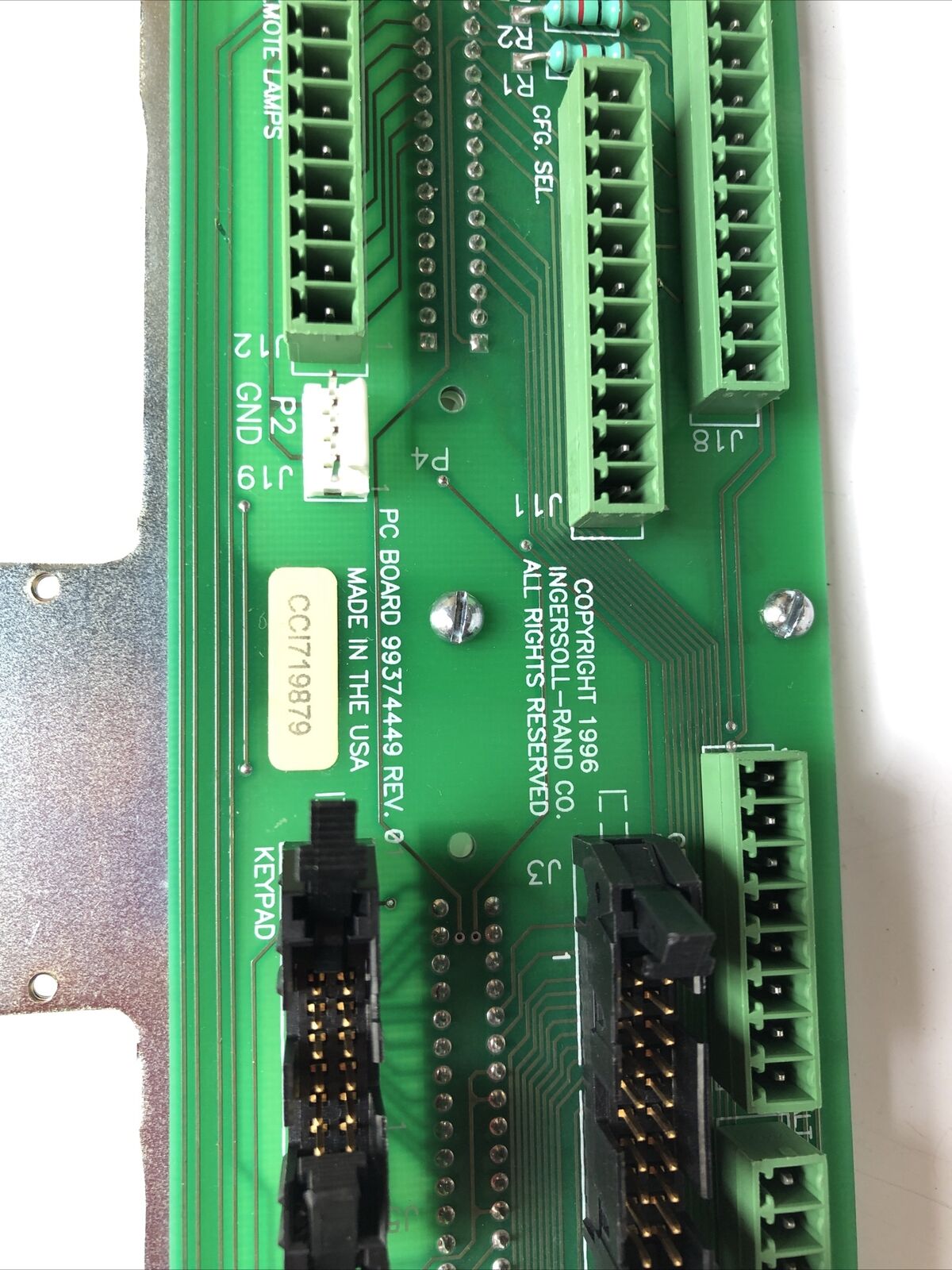 New Ingersoll Rand 99374449 Rev. 01 Cnc Backplane Board,Ir 99385759 Rev 7,Fc