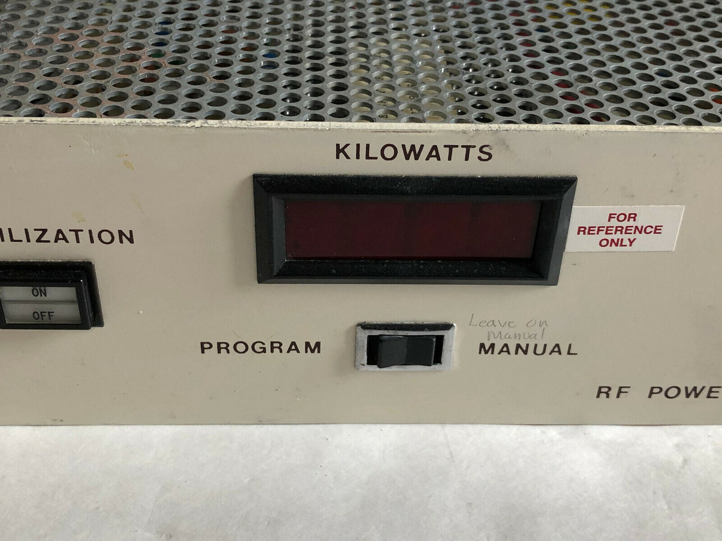 Perkin-Elmer 221-777-000 Rf,Rev 0,Rf Power Stabilizer,Perkin-Elmer Rev O,Sr