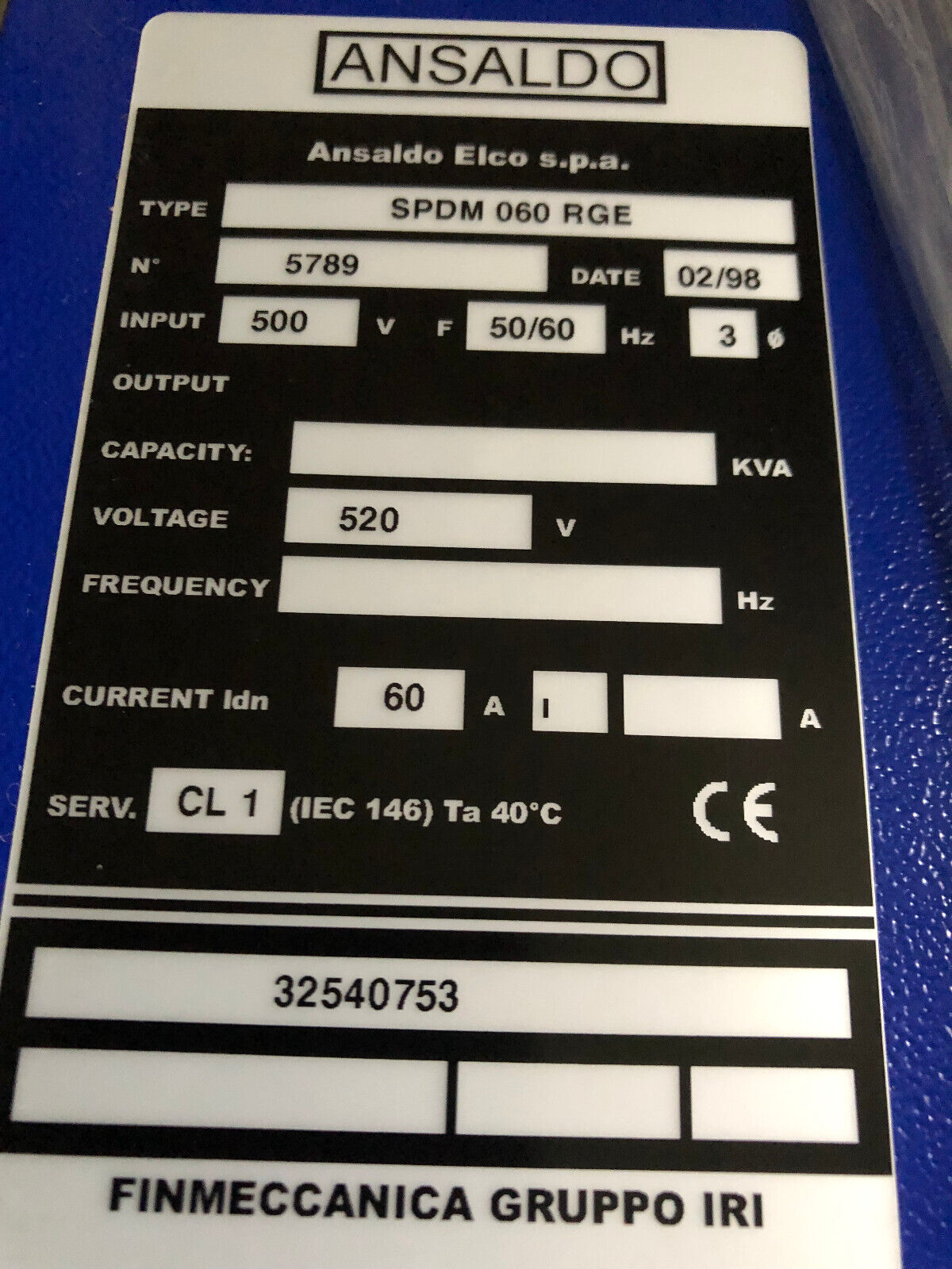 New Ansaldo Spdm 060 Rge 520V/60A Driver,Spdm060 Rge,Spdm060rge,Al