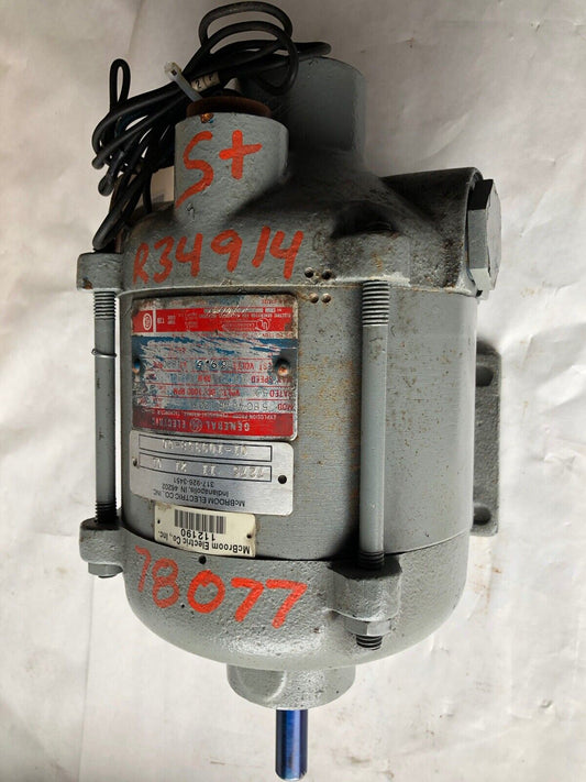 Ge General Electric 5Bc46ae1003 Dc Motor, 89.5 Vdc,1800 Rpm,Av