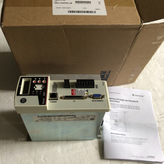New Allen Bradley 2097-V34pr5-Lm Kinetix 350 Servo Drive,2097 V34pr5lm,Cu
