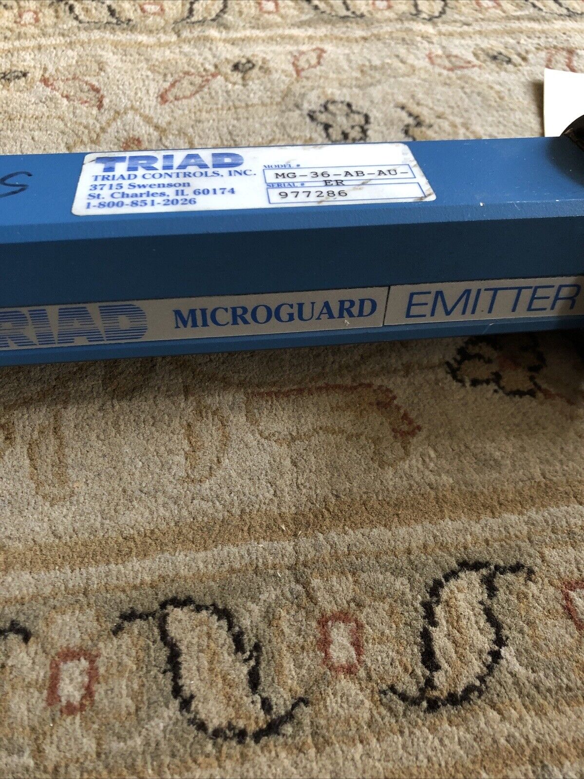 Triad Mg-36-Ab-Au-Er 36" Safety Light Curtain  Emitter,37”,St