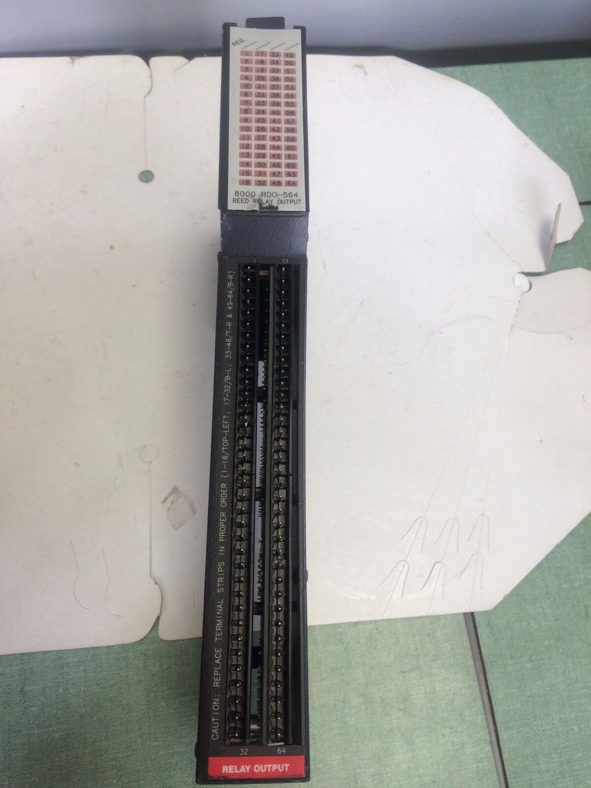 Reed 8000-Rdo-564  Relay Output Module Spectrum 8000-Rd0-564,Spectrum 8000,Bl