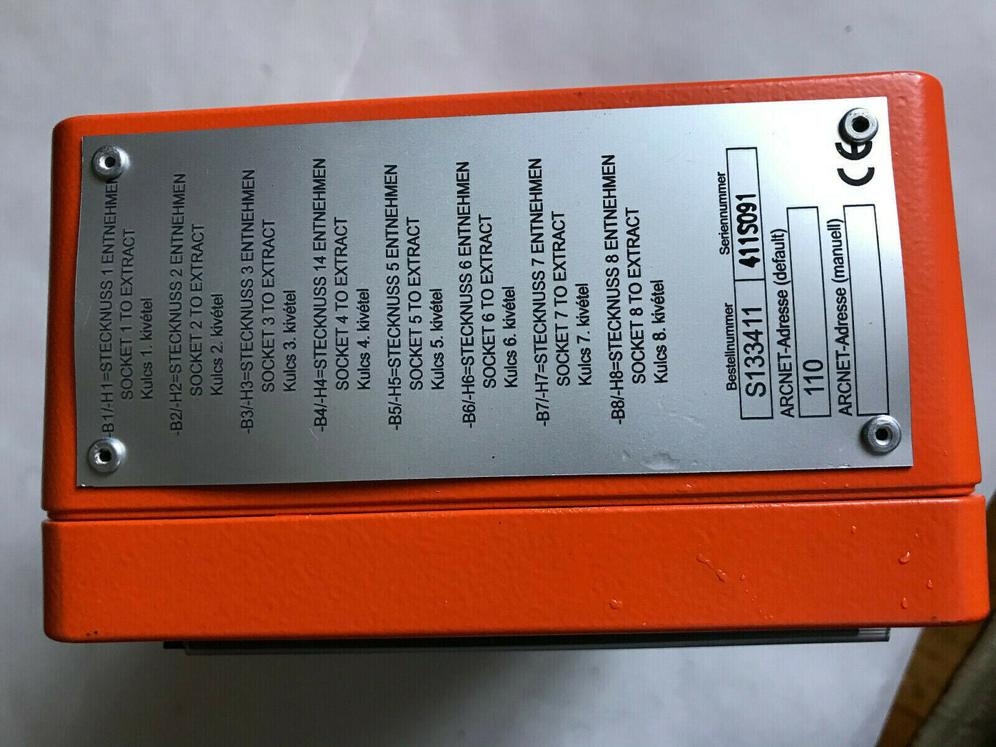 Cleco S133411,Dgd S133411 System Bus 8 Position Socket Tray,110,S 926 353,Sf