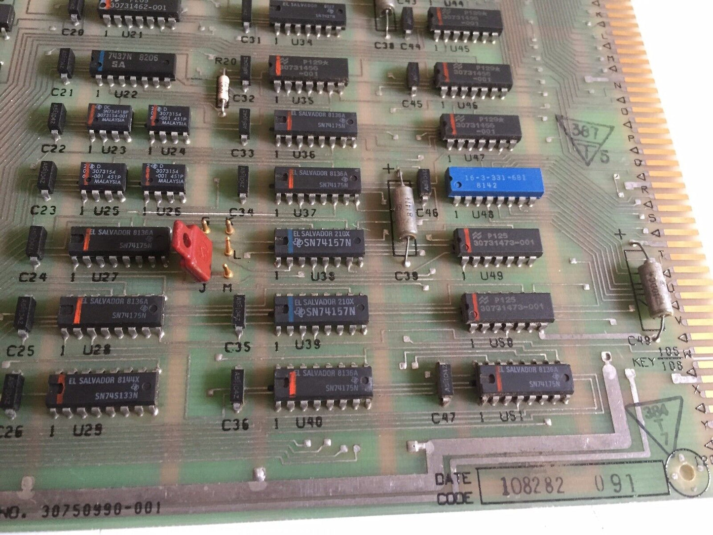 Honeywell 30750990-001,30750330 Yamatake Honeywell Keyboard Interface,Bx