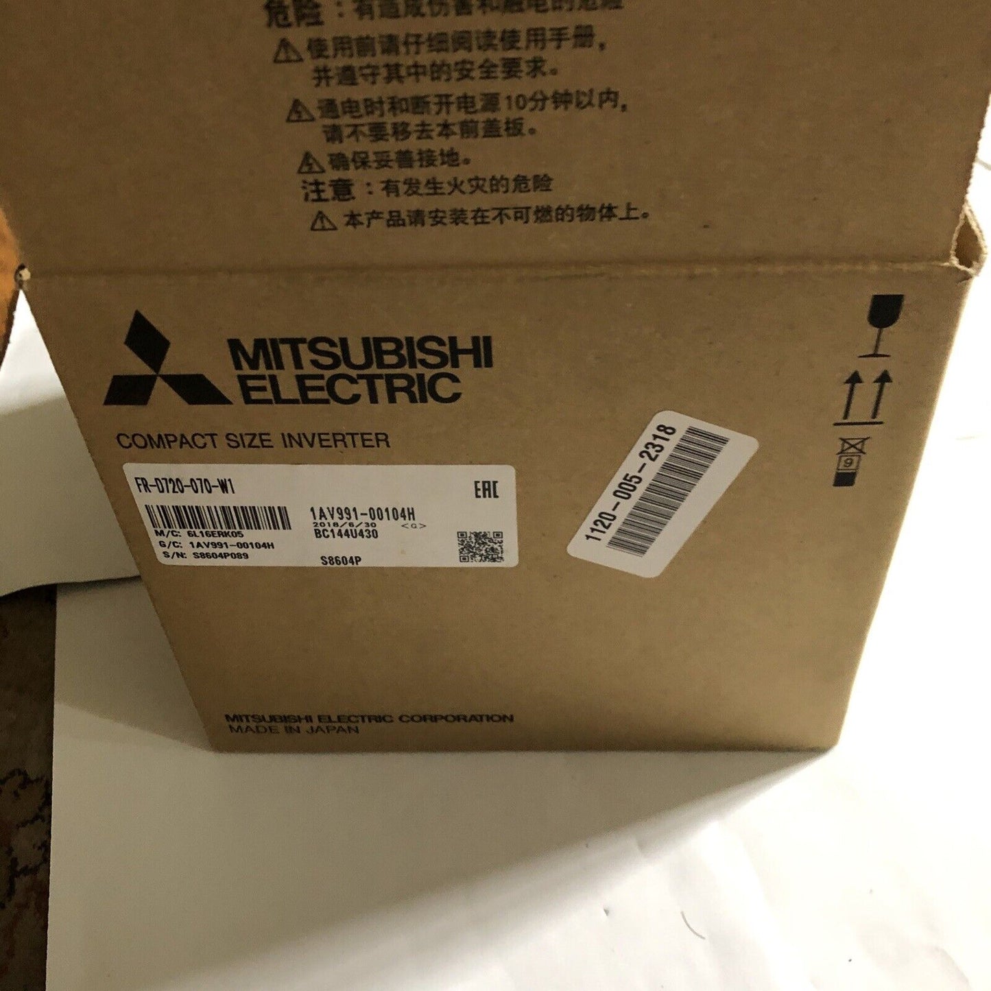 New Mitsubishi Electric Fr-D720-070-W1,Mitsubishi Electric Fr-D720-070-Wi,Ff