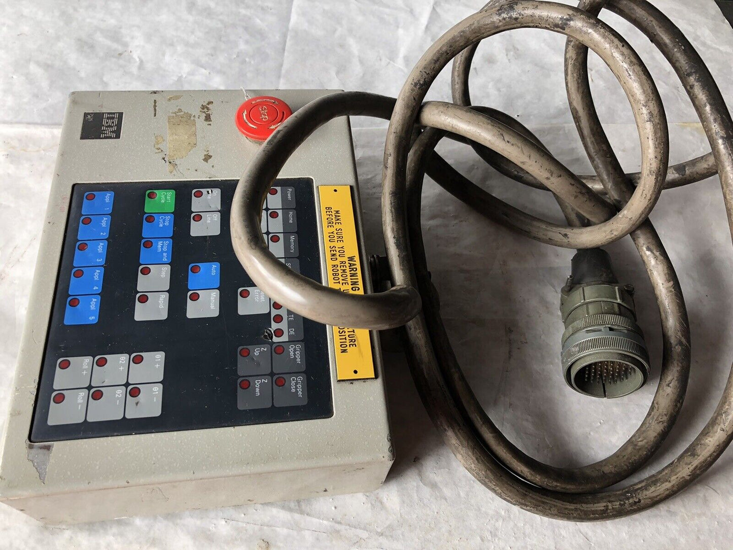 Ibm 7535 Scara Roboter Teach Pendant Handsteuergerät Control Panel Controller,Hm