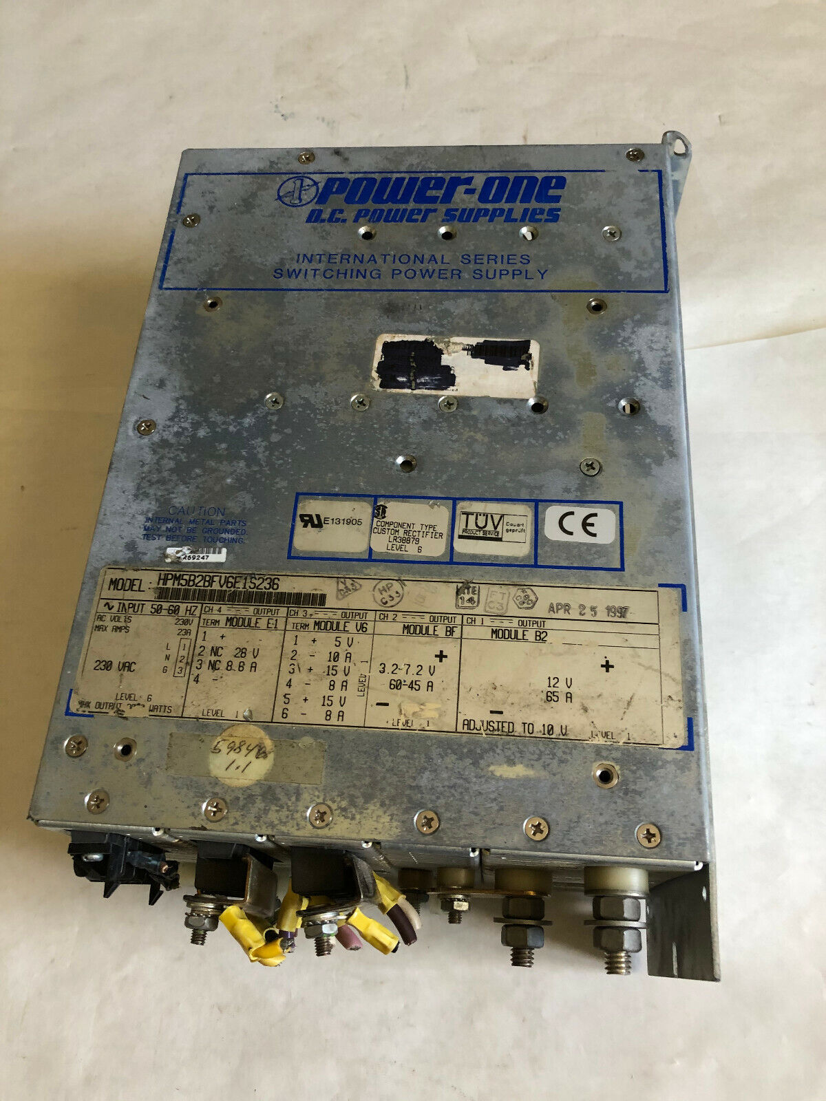 Power-One  Hpm5b2bfv6e1s236, 405-160-00  Power Supply,Sl