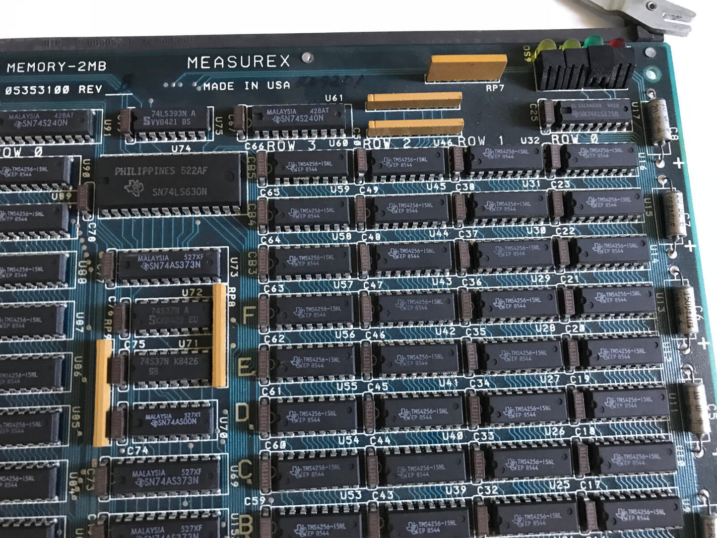 Measurex Pcb Board Assy No 05353100 Ecc Memory-2Mb,Ax