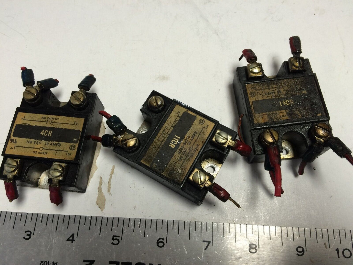 Lot 12 Eri S505-Sj210 Mixed 10Cr,9Cr,7Cr,11Cr,4Cr,14Cr 120 Vac 10Amps Relays,Aj