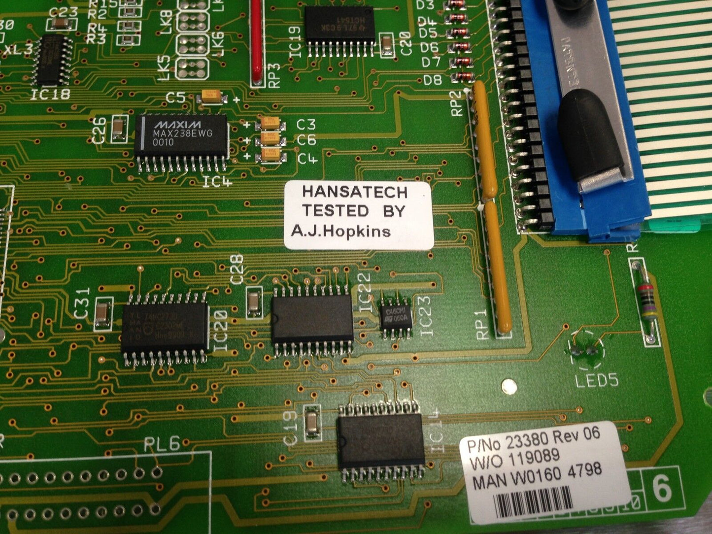 Domino 45164 European Keyboard Panel Sala Pinpoint Hansatech 23380 119089,Mk2,Fi