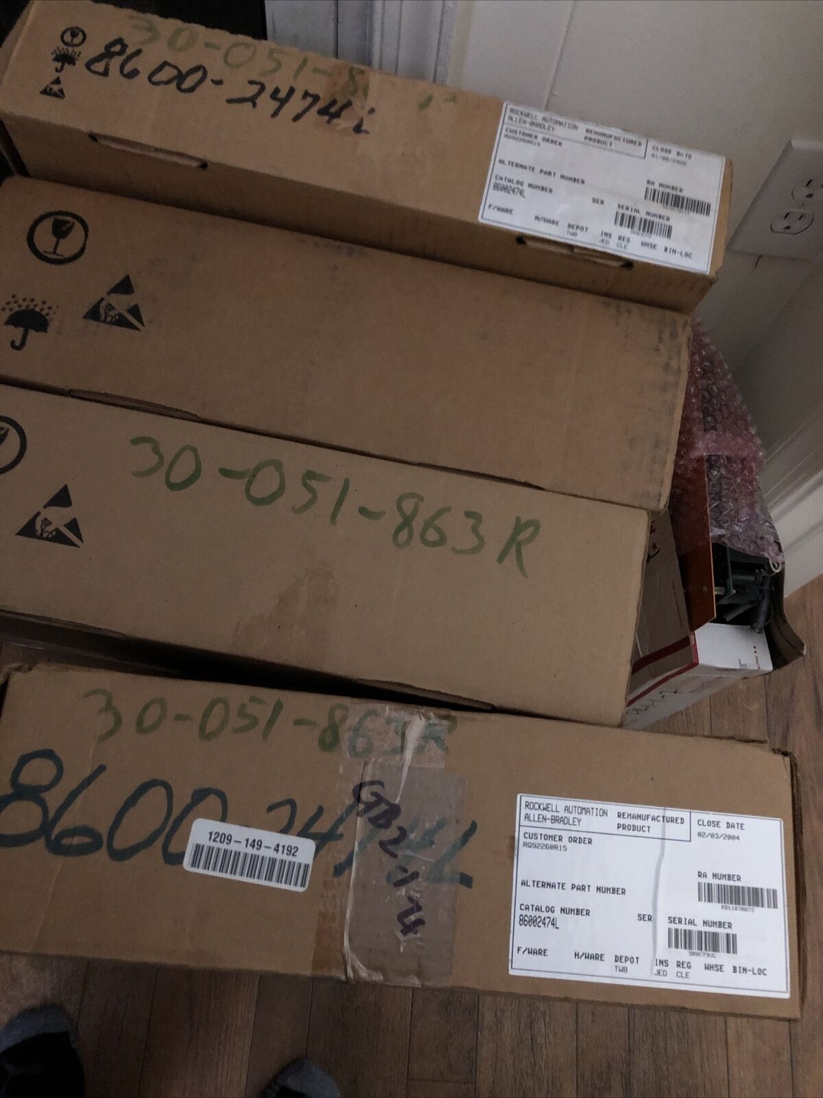 Cts,Osai 8600-2474L,Itp 90 Allen Bradley 86002474L,Rb06270286 Teach Pendant,Fk