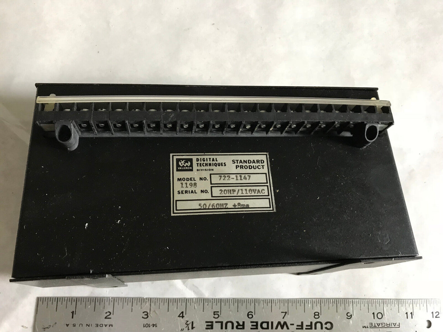 Valeron Digital Techniques 722-1147 1183 20Hp/110V 2-Way Limit Controller,Ak,Ep