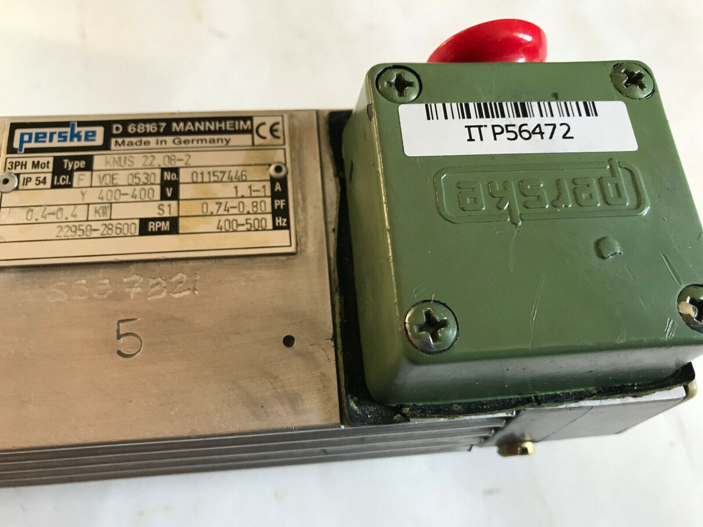 Perske Knus 22.08-2 Servo Motor 400V 22950-28600Rpm,Perske Knus 22 08-2,Sm