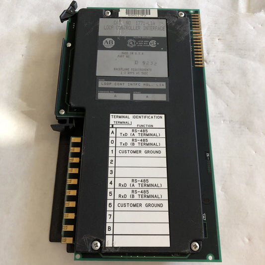 Allen Bradley 1771-Lia,A-B 1771-Lia ,Loop Controller Interface Module,Dh
