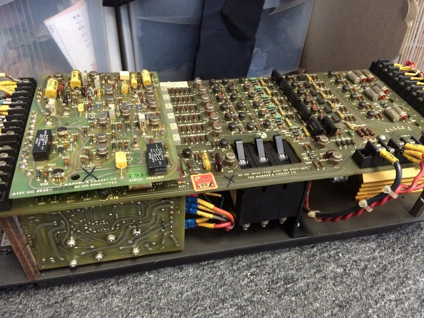 Warner & Swasey 5351-5037J Dc Servo Drive,8940-775F,8940-772E,8940-6675,Cu