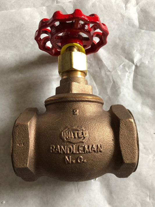New 2" Npt United Randleman 125Sul Globe Valve,Sweat Stop Valve 125 Wsp 200,Aj