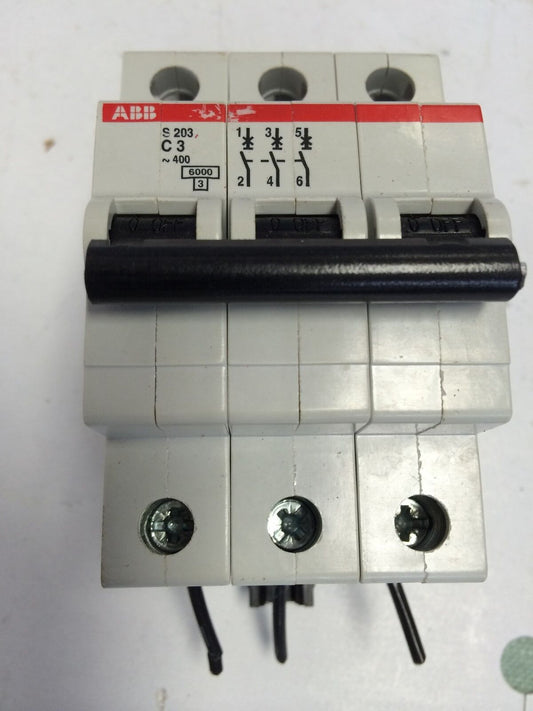 Abb S203-C3, 2Cd S253 001 R0034, S 203 C3  Circuit Breaker,Fg