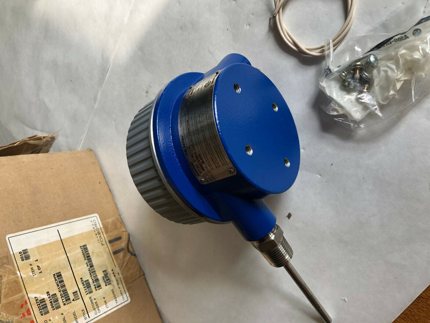 New Foxboro Rtt20-D1wcpfn Temperature Transmitter,0-1202*F Npt 1/2" 12-42Vdc,Sk