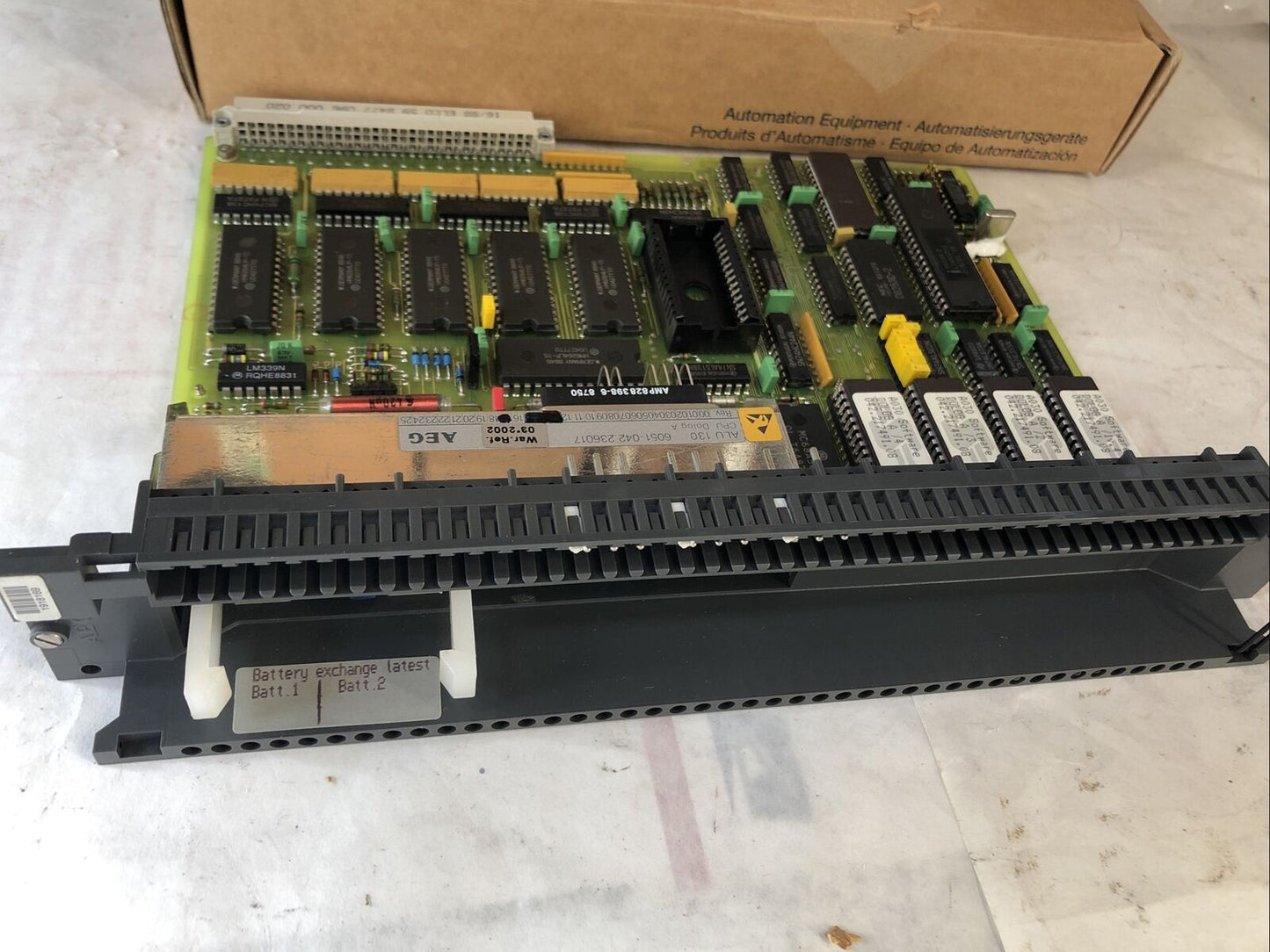 Aeg Alu 130 236017 Cpu Gould Modicon 6051-042.236017 Cpu Module W/Gsw Dolg A,Fg