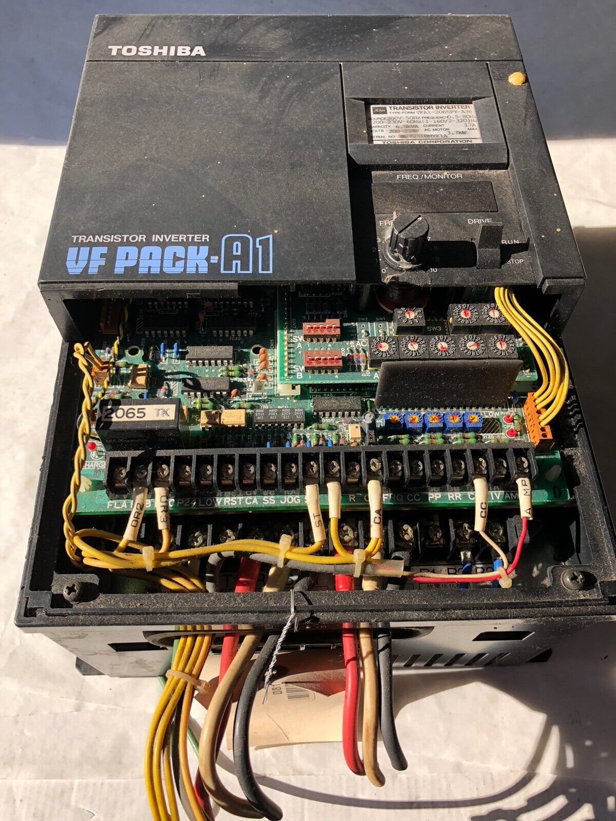 Toshiba Vfa1-2065Py-A36 Ac Drive Vf Pack-A1,3.7 Kw,200-230 Vac P6580334p1,Ew