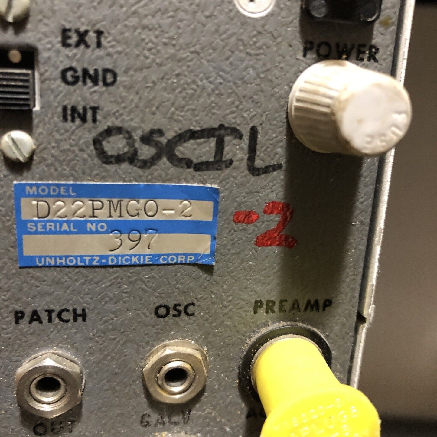 Unholtz Dickie D22pmg0-2,D22pmg-2,D22 Pmgo-2 Charge Amplifier,Be