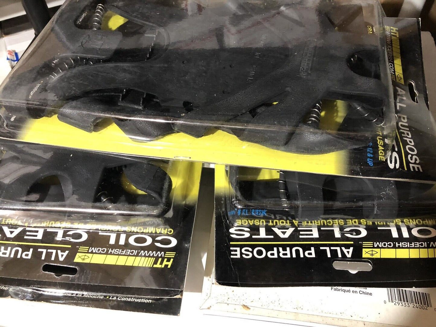 New 1 Pair Ht Sgc-3Xl All-Purpose Slip-On Coil Cleats, Sizes 12 & Up,To