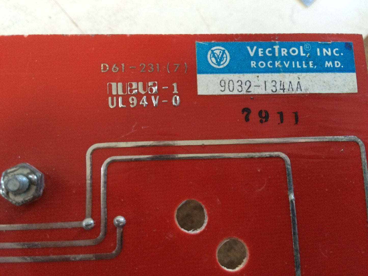Vectrol 9032-134Aa Scr Drive Control Board  ,D61-231 (7),Tf
