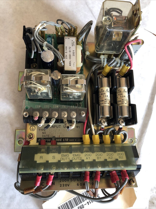 Fanuc A14b-0061-B103, A20b-0007-0340 / 04A Pu84468 Cnc Input Unit,Bb,Dc