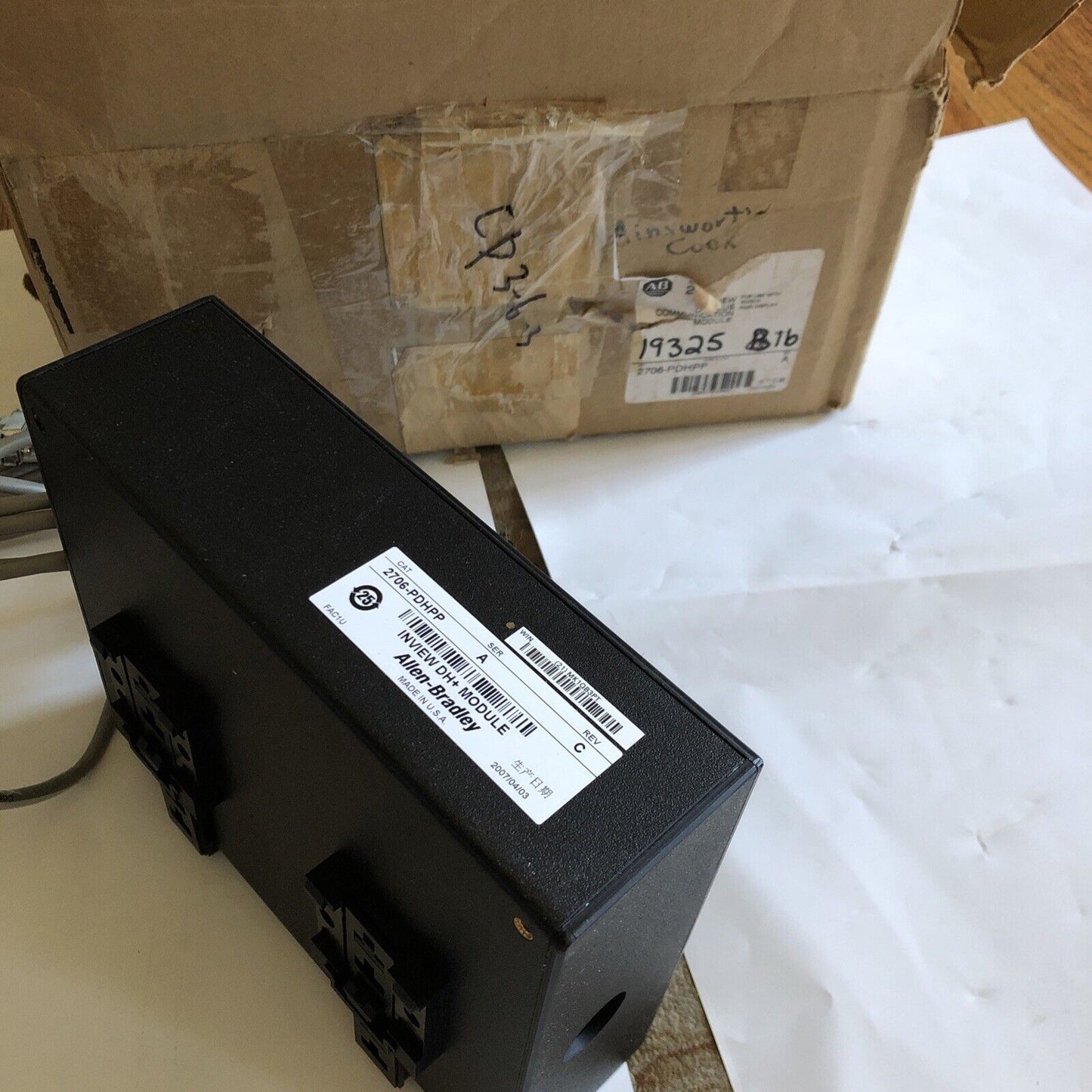New Allen Bradley Inview Dh+ Module 2706-P22r Din Rail 24Vdc 2706-Pdhpp,Ff